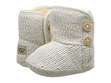 [UGG(アグ)] ベビーシューズ・スリップオン・クリブシューズ・靴 Purl (Infant/Toddler) Ivory MD (US 4-5 Toddler) (M (4-6ヶ月)) M