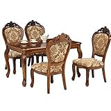 ダイニングテーブルセット 140cm 4人用 ダイニング5点セット 食卓セット 猫脚