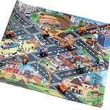 Percy’s Caravan プレイマット 交通 マップ シート (工事現場)