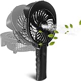 【6月4日スタート】携帯式噴霧ファン、PEYOU 卓上扇風機 小型 スチーム噴霧付き55ML 加湿 3段階調節 折り畳み式