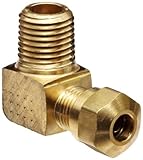 EATON Weatherhead 1469X4X4 Air Brake Tubing 90 Degree Elbow Male Elbow to Male Pipe Thread 1/4 Tube 