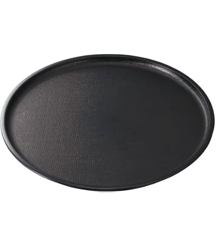 丸盆 Amazon｜J-kitchens 滑り止め加工 トレー お盆 30cm 尺0布目丸盆黒SL