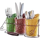 Thanksgiving Harvest Utensil Holder by Collections Etc