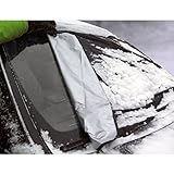 Evelots 1または2車雪/氷ブロックフロントガラスカバー、自動車アクセサリー 1 Windshield Cover シルバー 5365