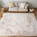 サヤンサヤン 洗える シャギー ふわふわ ラグマット エクセレントムーティーⅡ 95x140 シール