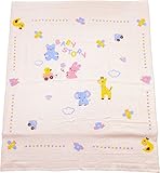 村信 両面パイル 正方形バスタオル 約100cm×100cm ピンク ST24 日本製