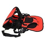 調整可能なポータブル幼児のカーシート安全ベルト (赤)