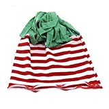 FANTASTIC BOYS COTTON HAT BABY TODDLER WHITE AND RED BEANIE PATTERN STRIPES by Topbaby [並行輸入品]