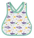 Taurau.C 防水 スタイ お食事エプロン ベビー キッズ バッククロススタイ Crisscross Bib　ビブ　よだれかけ プレゼント にも最適 (B)