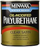 Minwax 63025 Minwax Water Based Satin Polyurethane, 1 Quart [並行輸入品]