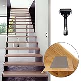 アンチスリップテープ接着剤安全テープ、33フィートPVCフリーグレー階段踏み板、ローラーforインドア&アウトドアby aUspa