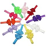 ReFaxi ヘッドバンド 赤ちゃん用　蝶結び 10個セット
