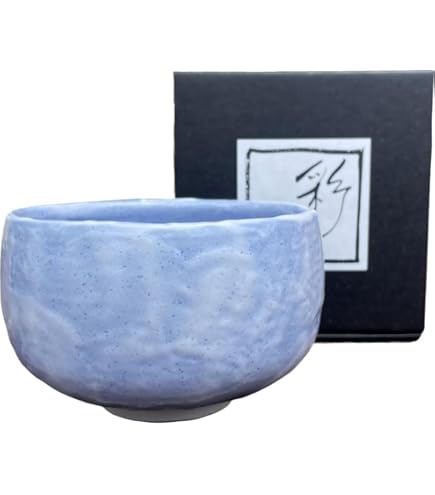 Amazon.co.jp: 秀泉陶苑 桜志野茶碗 抹茶茶碗 絵志野 紅志野