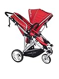 Stroll-Air My Duo Twin Stroller WITH Bassinett- Red by StrollAir