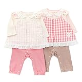 coeur a coeur(クーラクール) カバーオール (70～80cm) キムラタンの子供服 (44055-171a) ピンク 80