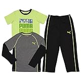 （プーマ）PUMA 3T Asphalt Heather 2-piece set セット boys' toddler ベビー 赤ちゃん キッズ - grey グレー / black 【並行輸入品】