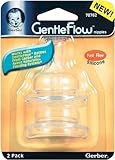 Gerber Gentle Fast Flow Silicone Nipples by Gerber [並行輸入品]