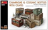 ミニアート 1/35 シャンパン & コニャックボトル 木枠箱付 プラモデル MA35575