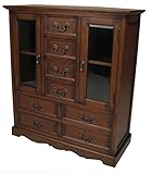 DAIZEN ART MESSE チェスト ガラス戸 引き出し8杯 JG725