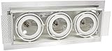 Eurofase TE213 3-Light MR16 Trimless Multiple Recessed Light Fixture, White [並行輸入品]