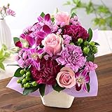 BunBunBee ローズ ソレイユ・パープル ギフト 記念日 お祝い 生花 女性