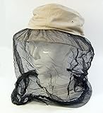 カチボシ 帽子 防虫サファリ ベージュ ネット直径27×長さ45cm BT-200