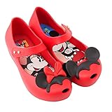メリッサ キッズ ラバーシューズ ウルトラガール ディズニー Mini Melissa Ultragirl Disney 子供靴 女の子 (サイズ：6、カラー：Red/ear） melissa [並行