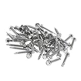 B Blesiya セルフタッピング　六角穴付きワッシャー　M4.2径　410ステンレス材質　腐食耐性　品質保証　50個/セット　全7サイズ　 - 25mm