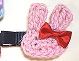 87shop （ﾊﾅｼｮｯﾌﾟ）　ﾍﾞﾋﾞｰ　ﾍｱｸﾘｯﾌﾟ　滑り止め付　うさぎ　 (ﾋﾟﾝｸ)
