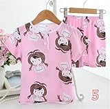 Angel Miliキッズ 子供服 ジュニア 男の子　女の子 夏 半袖 部屋着 寝間着 ルームウエア 2点セット 可愛い 柔らかい