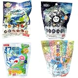 [フルタック]バスボール 入浴剤 おもちゃ 子供 人気マスコット (スペース、スペース2、都道府県、知恵の輪) 4個入り 645996