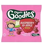 Organix Goodies Organic Fruit Moos Raspberry & Apple for Toddlers from 12+ Months 12g (Pack of 2) - 