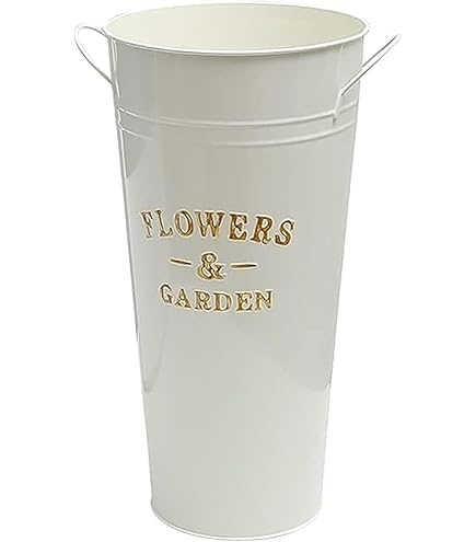 Amazon.co.jp: 花瓶 おしゃれ 花桶 ブリキフラワーポット フラワー