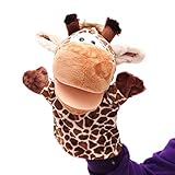 (トイホーム)Toy home   パペット 人形 劇　赤ちゃん教育　キリン　口動く　ハンドトイ·ストーリー·キッド