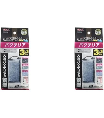 Amazon | ジェックス GEX AQUA FILTER バクテリアパワーマットSM 3+1個