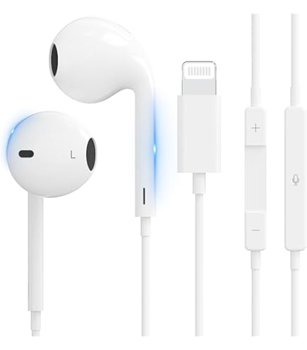 Amazon.co.jp: iPhone イヤホン 純正【2024新版 Apple MFi認証品 