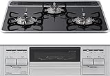 パロマ ビルトインコンロ S-series プロパンガス用 クリアパールブラック 幅60cm PD-N60WH-60CK-LPG
