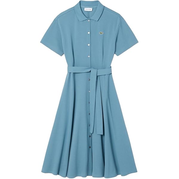 Amazon.co.jp: Lacoste Women's Dress with Alligator Logo Pleated T