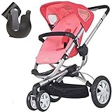 Quinny CV155BFXK10 Buzz 3 Stroller With Cup Holder - Pink Blush by Quinny