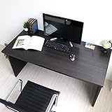 送料無料 パソコンデスク ハイデスク デスク オフィスデスク 幅150cm×奥行70cm ワークデスク シンプルデスク PCデスク 机 平机 ダークブラウン TIP0290DBR