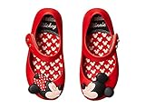 [ミニメリッサ] Mini Melissa Ultragirl + Disney Twins (Toddler) フラットシューズ Red 10 Toddler(16.5cm) - M [並行輸入品]