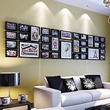 写真フレーム写真壁モダンシンプルな装飾フォトフレーム壁ソファ背景写真壁アルバム壁クリエイティブポートフォリオリビングルームレストランホームフォト壁