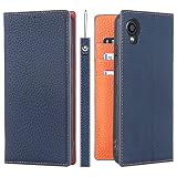 DIGNO BX2 A101KC ケース 京セラ digno bx2 手帳型 ディグノ bx2 a101kc カバー digno bx ii 手帳ケース a101kc 手帳型ケース digno bx2 a101kc case Zouzt 牛革 本革レザー 本皮 ストラップ付き ヘッドフォンケーブルベルト付き 財布型 カード収納 スタンド マグネット 耐衝撃 おしゃれ 6色 ダークブルー