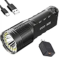 Nitecore TM20K 高ルーメン懐中電灯 20,000ルーメン LED USB-C 充電式 デジタル表示 LumenTac 急速充電 3.0アダプター