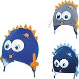 Yo 。シンコットンベビーBoy Spring Fall European Hedgehog Hat with Chin Strap tight-up カラー: ブルー