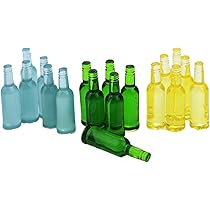 Amazon | 18個セット 1/6 1/12 ミニチュア ビール ワインボトル