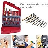 RaiFu ネジ取り 10PCS セット ケース付き 緩い スクリュー ボルト 抽出機 木工機械 メンテナンス ツール