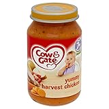 Cow & Gate Yummy Harvest Chicken 7mth+ (200g) 牛とゲートおいしい収穫チキン7Mth + （ 200グラム）