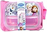 Disney Frozen Stainless Steel Kids School, Camping Food Tray Lunch Box by Lilfant