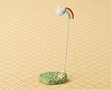 小物マスコットディスプレイ下敷きに 丸和貿易 ノーティーフィールド しばふ&虹 400693203